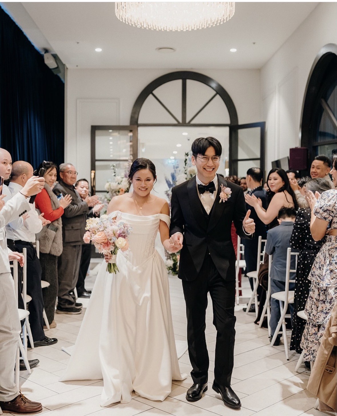 Newly married couple